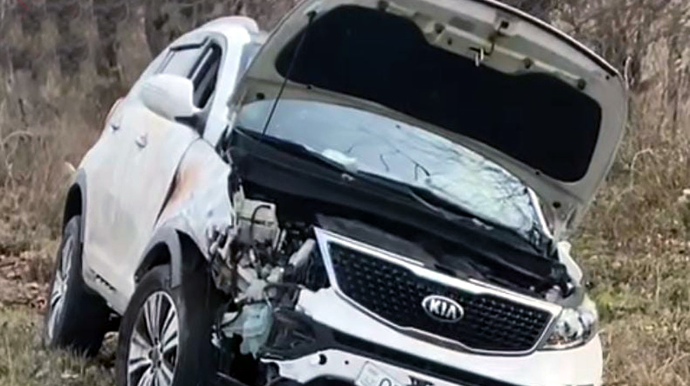 Şəhid bacısı Ağcabədidə qəzaya düşdü - Yaralılar var - FOTO 