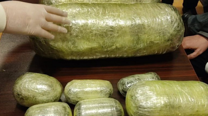 Sabirabad sakinindən 12 kq narkotik vasitə aşkarlanıb - FOTO 