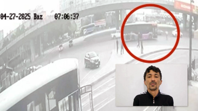 Задержан бросившийся под автомобиль на транспортной развязке "20 Января" мужчина - ФОТО