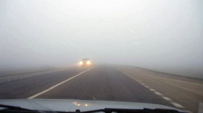 На дорогах Азербайджана снизится дальность видимости