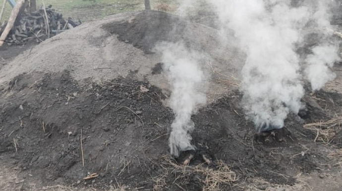 Qanunsuz yolla ağac kömürü istehsal edən quyular aşkarlandı
