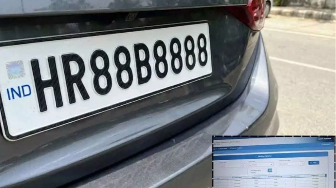 Hindistanda avtomobil nömrəsi rekord qiymətə satıldı