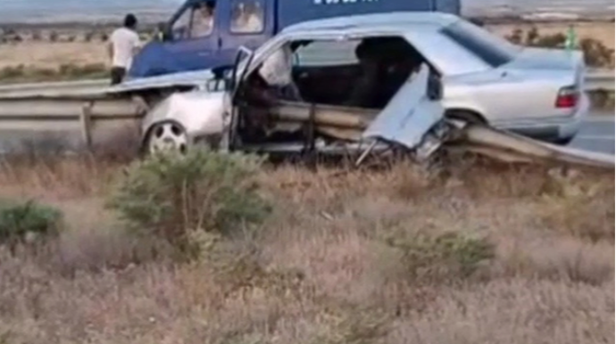 Sumqayıtda yol qəzası - Sürücünün durumu ağırdır - VİDEO