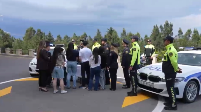 Şəhid övladları üçün “Yol Polisimizlə bir gün” tədbiri keçirilib - VİDEO