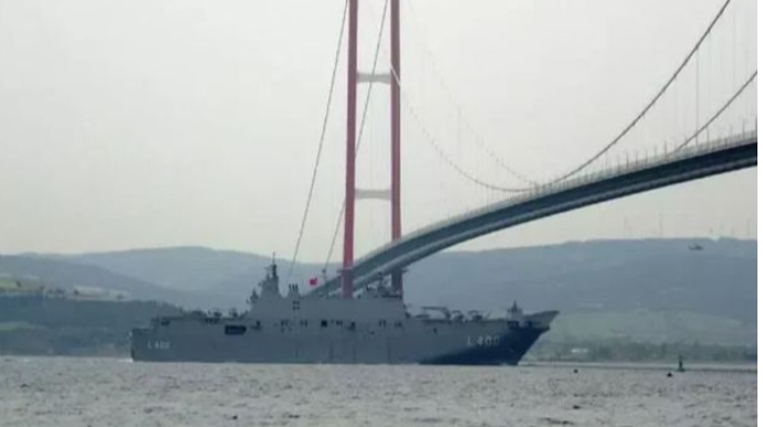 Çanaqqala boğazında gəmilərin hərəkəti dayandırıldı