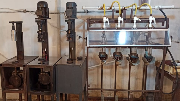 Saxta içkilər hazırlayan sexin fəaliyyəti dayandırılıb - FOTO 