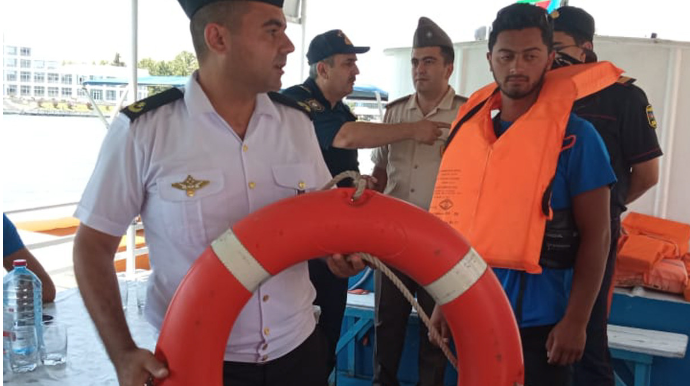 Kiçikhəcmli gəmilərin istifadəçiləri üçün maarifləndirmə tədbiri keçirilib - FOTO