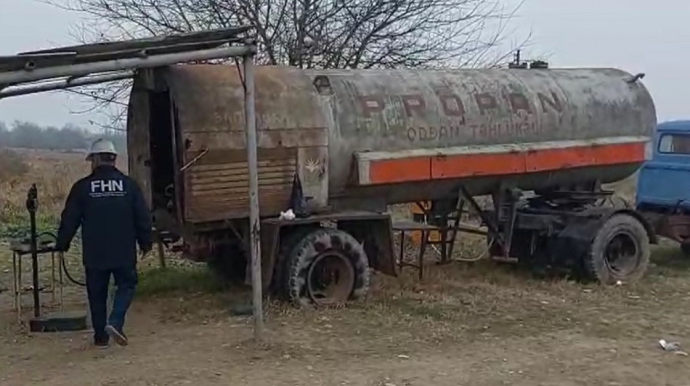 Qazaxda maye qazdoldurma məntəqəsinin istismarı dayandırılıb - FOTO - VİDEO 