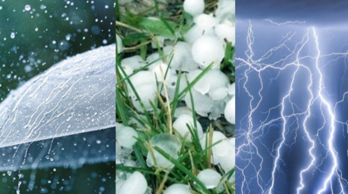 Sabah Bakıda və rayonlarda şimşək çaxacaq, leysan yağacaq 