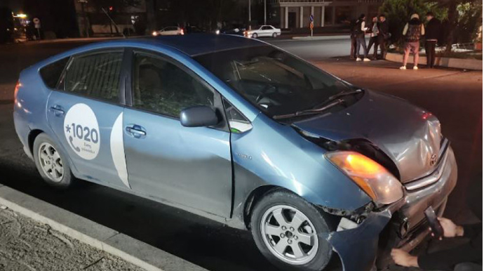 Bakıda “Prius” “Opel”ə çırpılıb, sərnişin xəsarət alıb - FOTO - VİDEO 