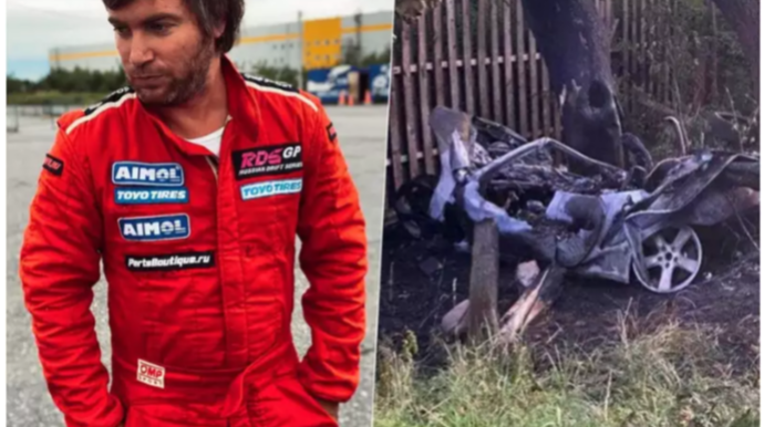 Известный автогонщик сгорел в своем Porsche после ДТП - ФОТО