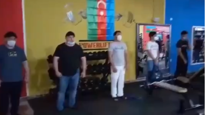 Fəaliyyət göstərən trenajor zalı aşkarlandı - VİDEO