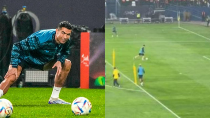 Роналду провел первую тренировку в составе саудовского клуба "Аль-Наср"   - ВИДЕО