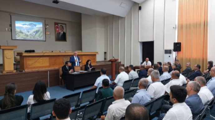 Viləşçay su anbarının II növbəsinin tikintisi layihəsinin ekoloji qiymətləndirilməsinə dair ictimai dinləmə keçirilib   - FOTO