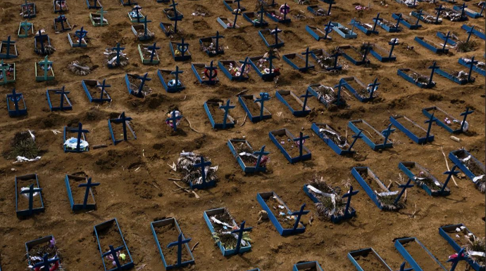 Braziliyada COVID-19 diaqnozu ilə ölənlərin sayı 54 minə çatır