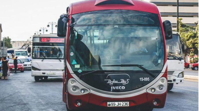 Bakıda 5 avtobusun hərəkət sxemi dəyişdirildi