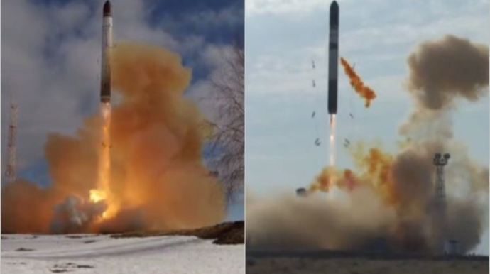 Roqozin Rusiyanın qitələrarası raketlərinin imkanlarını müqayisə etdi – VİDEO 