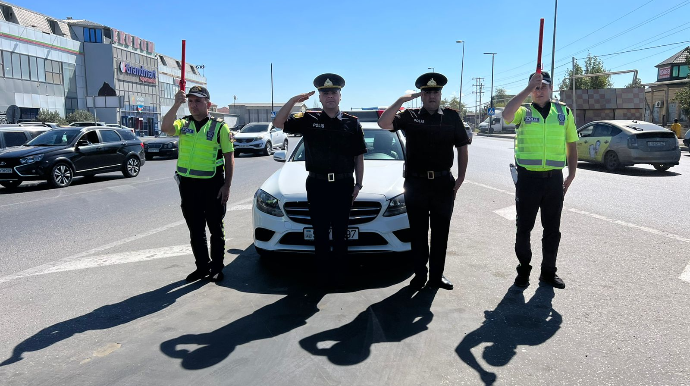 Azərbaycanda şəhidlərin xatirəsi bir dəqiqəlik sükutla yad edilib   - FOTO - VİDEO