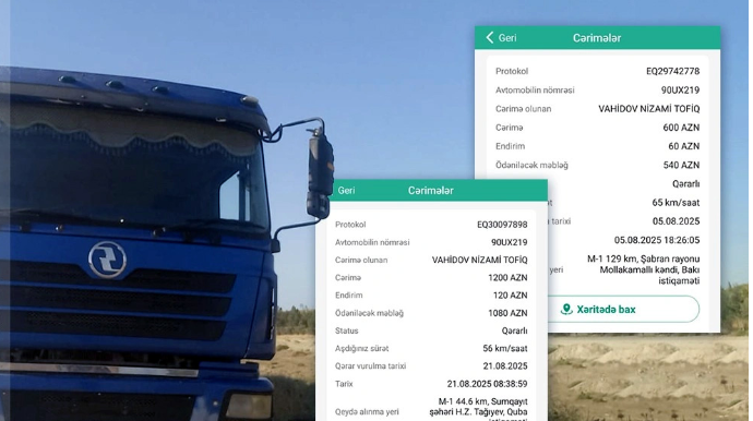 Elektron tərəzilər TIR sürücülərini qanunsuz "CƏRİMƏ YAĞIŞI"na TUTUB – İDDİA – AÇIQLAMA - FOTO
