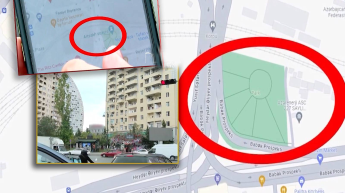 "Google Maps"dan Bakıya qarşı TƏXRİBAT - VİDEO