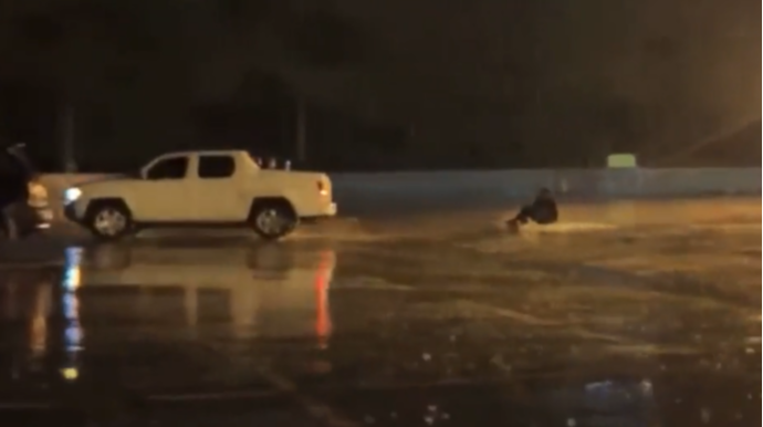 Bu da dənizlə qurunu səhv salmanın sonu  - VİDEO