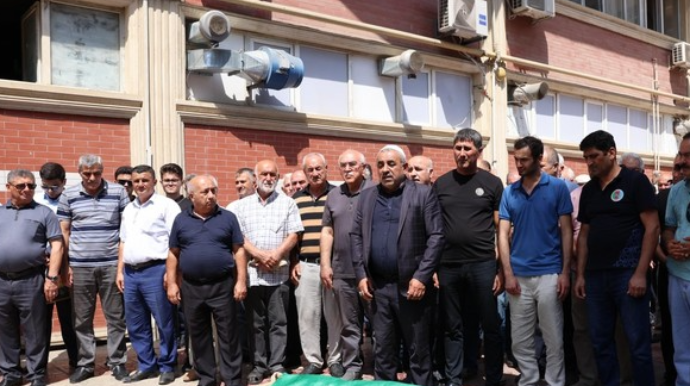 Nəsiman Yaqublu ilə vida mərasimi keçirilib - FOTO - YENİLƏNİB