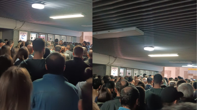 Yollardakı tıxac metroya da təsir etdi: sıxlıq yaranıb - FOTO - VİDEO 