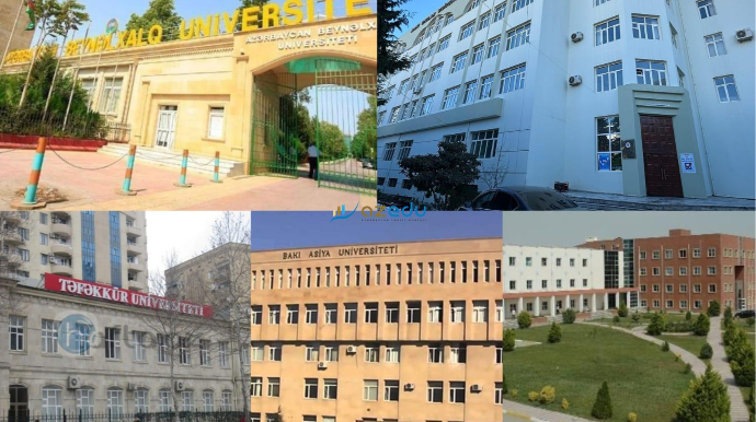 Azərbaycanda fəaliyyəti dayandırılan universitetlər - SİYAHI   - FOTO
