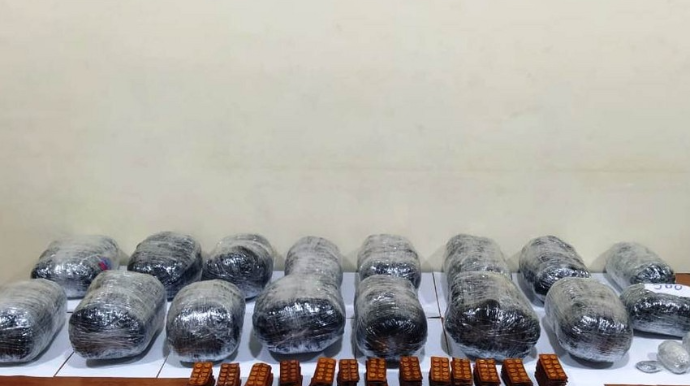 İrandan Azərbaycana narkotik keçirilməsinin qarşısı alınıb   - FOTO