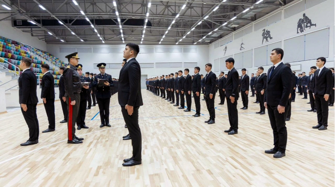 Вилаят Эйвазов принял граждан и проверил подготовку будущих сотрудников полиции и Внутренних войск в Гяндже - ВИДЕО