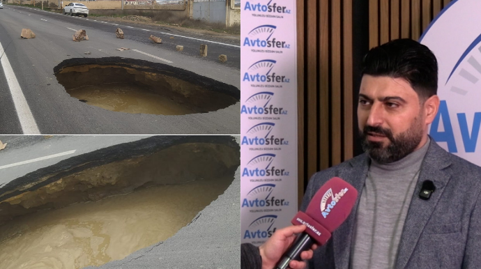 Masazırda yol niyə çöküb? – Ekspert səbəbləri AÇIQLADI 