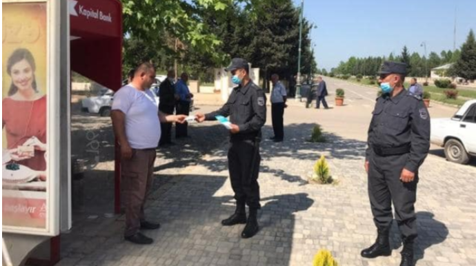 Xocavənddə sakinlərə tibbi maskalar paylanılıb - FOTO 