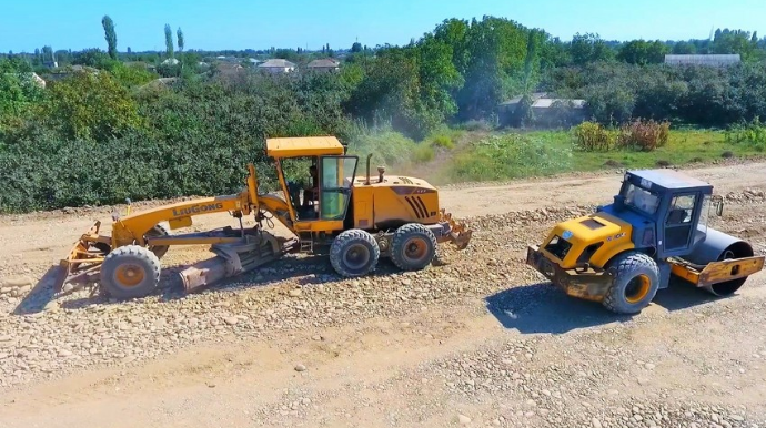 “Xanoba” və “Samur” sərhəd-keçid məntəqələri arasındakı yol genişləndirilir  - FOTO