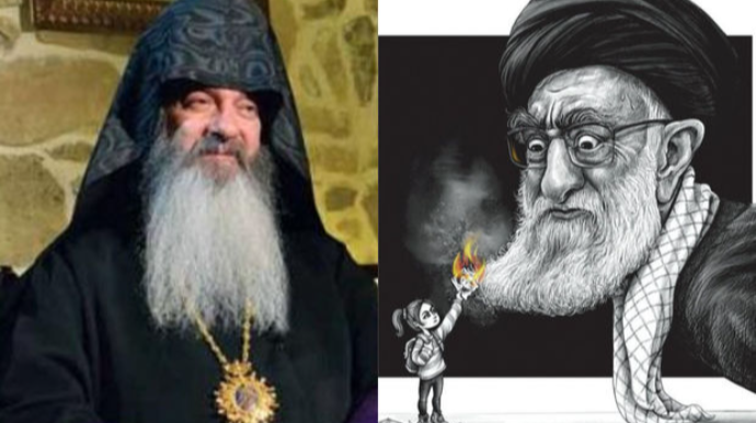 Erməni keşişdən Xameneiyə dəstək:  “Bu addım ermənilərin də ürəyini yaralayıb”  - FOTO