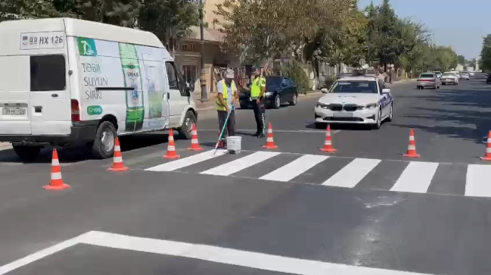 Yol polisi yeni dərs ili ilə bağlı tədbirlərə başladı - FOTO 