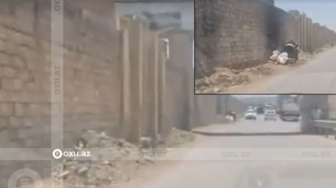 Qaradağ rayon sakinləri təhlükə ilə üz-üzə   - VİDEO