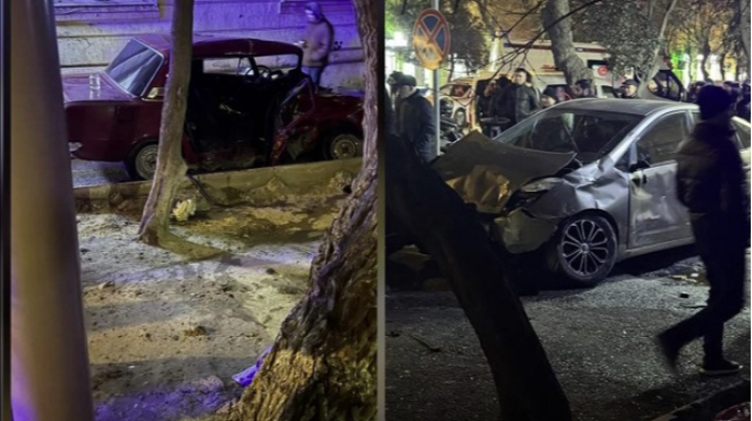 Ağır qəzada 32 yaşlı kişi öldü - 3 nəfər xəstəxanalıq oldu - FOTO