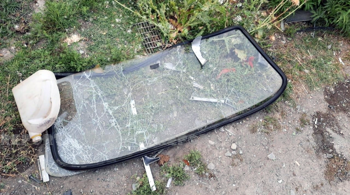 Zaqatalada iki avtomobil toqquşub, xəsarət alanlar var 