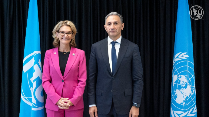 Rəşad Nəbiyev Beynəlxalq Telekommunikasiya İttifaqının Baş katibi ilə görüşüb - FOTO