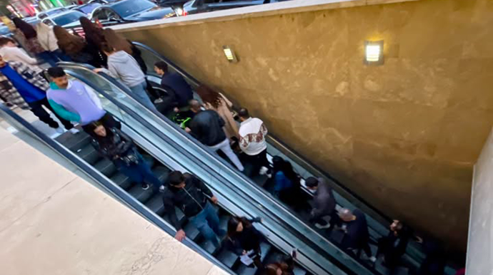 “Sahil”dəki yeraltı keçiddə eskalatorlar aylardır işləmir 