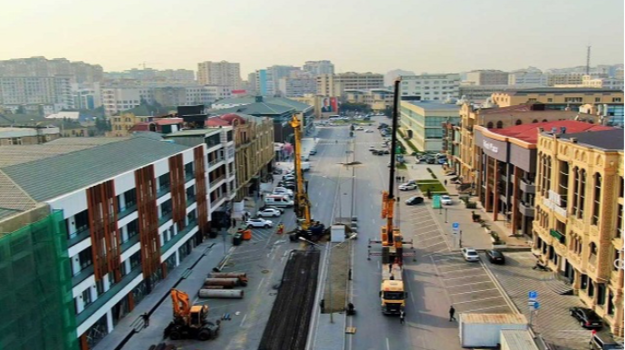 Bakıda tikilən yeni yol belə olacaq - VİDEO