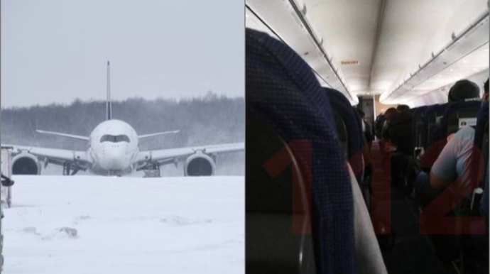 Moskva aeroportunda təyyarə zolaqdan çıxıb  - VİDEO