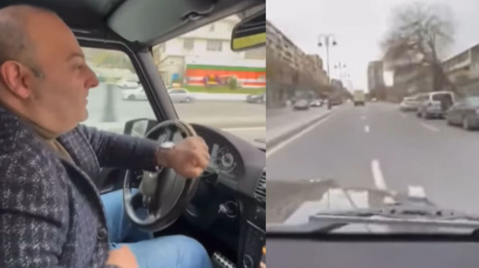 Bakıda “Gelandewagen” sürücüsü kasıbları təhqir etdi - VİDEO 