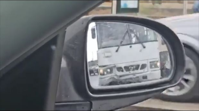 Bakıda avtobus qəza törətdi - FOTO 