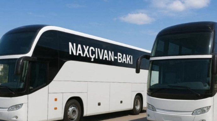Naxçıvan-Bakı avtobus reyslərinin sayı 6-ya çatdırıldı