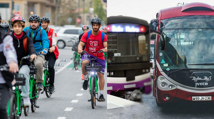 İctimai nəqliyyat və velosipeddən ən çox hansı ölkələrdə istifadə edilir? – STATİSTİKA - FOTO 