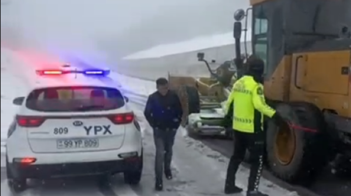 Bakı-Şamaxı yolunda son vəziyyət - VİDEO 