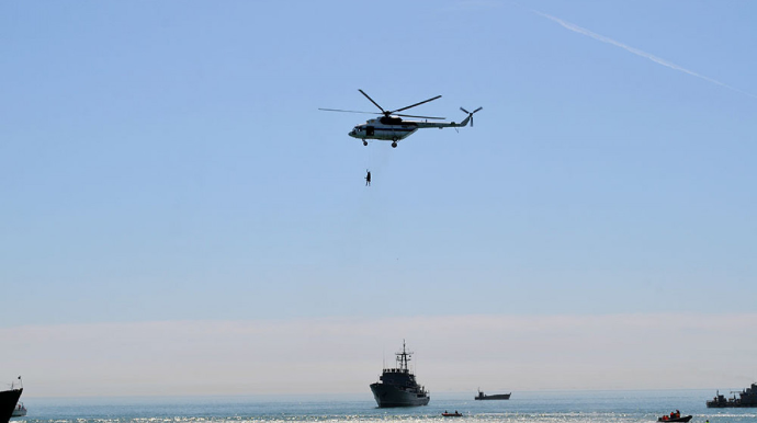 Xəzərdə keçirilən "Dalğa-2024" birgə taktiki təlimi başa çatıb - VİDEO 