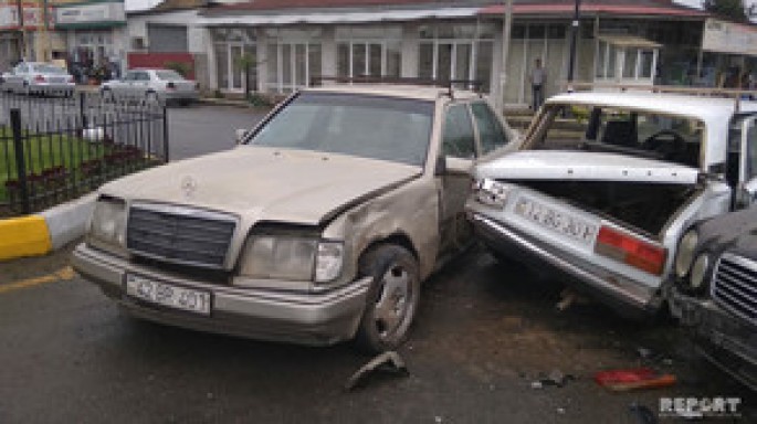 Zəncirvari qəzada 3 nəfər xəsarət alıb - Lənkəranda