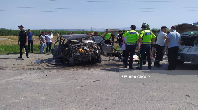 Ucarda ata və oğulun avtomobilləri toqquşdu, ata öldü, oğul ağır xəsarət aldı   - FOTO - YENİLƏNİB